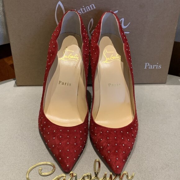 Christian Louboutin Hot Chic Plume Suede heel - Picture 3 of 6